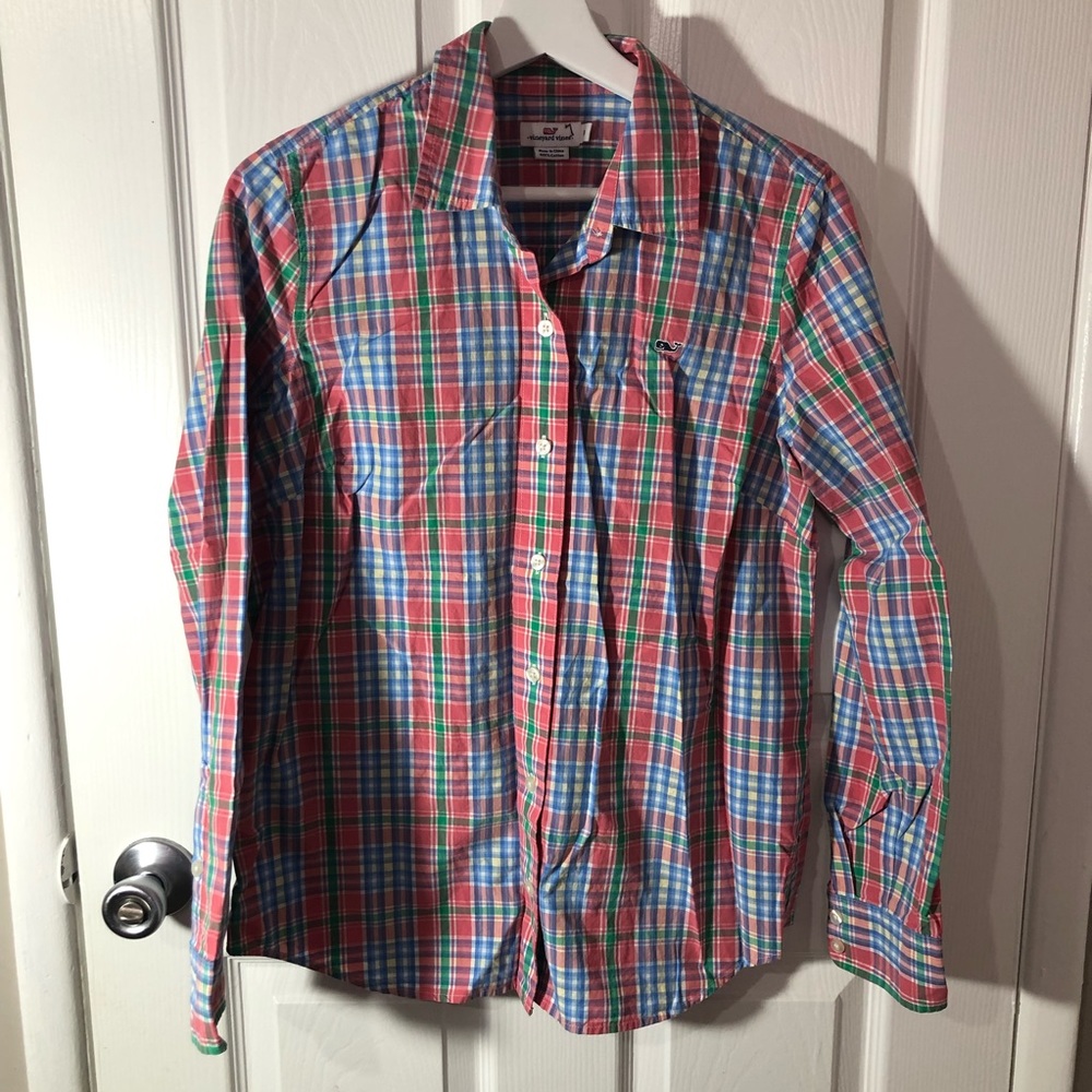 Vineyard Vines plaid shirt